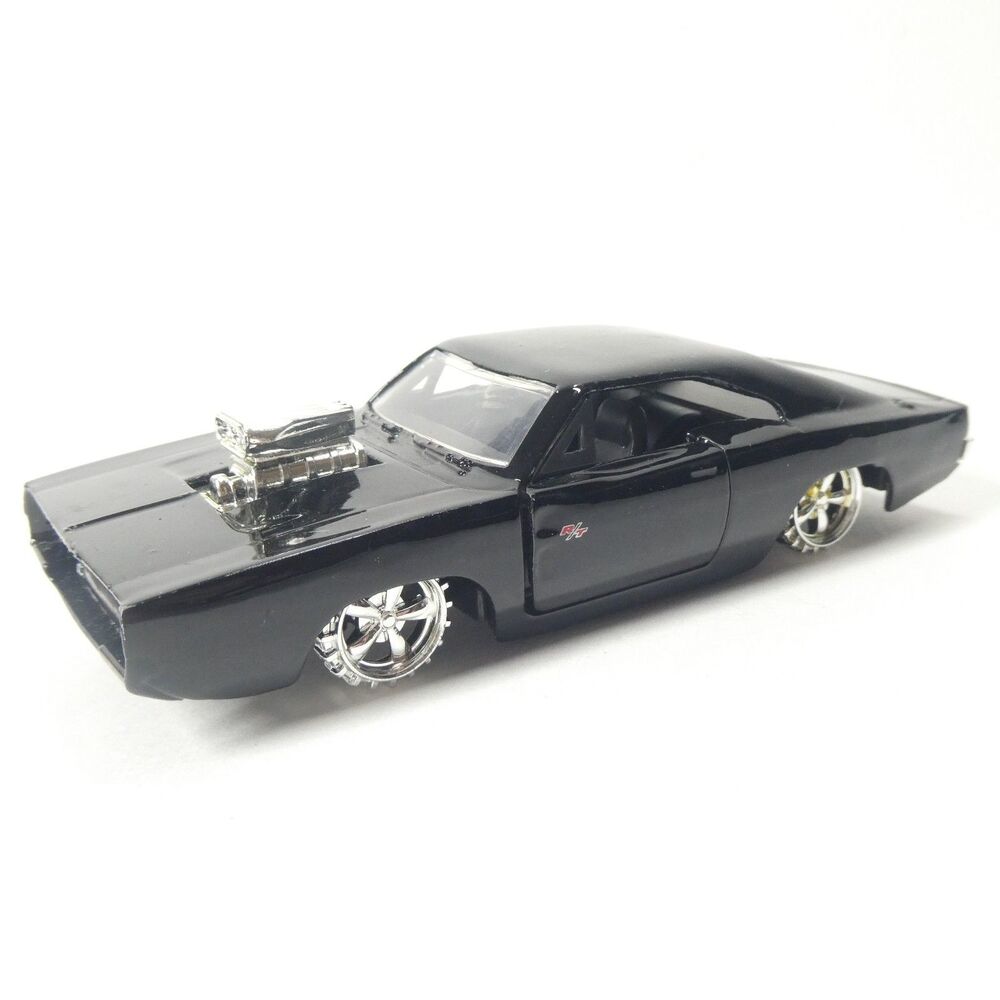 Jada 1970 Dodge Charger Fast & Furious Black Car Model Diecast 2023
